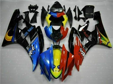 Cheap 2006-2007 Yellow Blue Red Yamaha YZF R6 Motorcycle Fairings Kit Canada