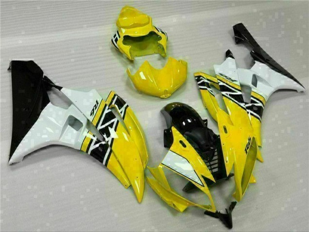 Cheap 2006-2007 Yellow White Black Yamaha YZF R6 Motorcylce Fairings Canada Cheap 2006-2007 Yellow White Black Yamaha YZF R6 Motorcylce Fairings Canada