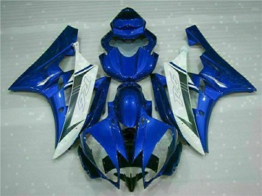 Cheap 2006-2007 Blue White Yamaha YZF R6 Bike Fairings Canada