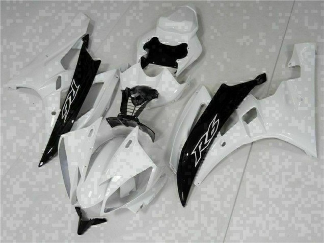 Cheap 2006-2007 White Black Yamaha YZF R6 Bike Fairings Canada Cheap 2006-2007 White Black Yamaha YZF R6 Bike Fairings Canada