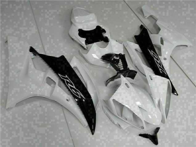Cheap 2006-2007 White Black Yamaha YZF R6 Bike Fairings Canada Cheap 2006-2007 White Black Yamaha YZF R6 Bike Fairings Canada
