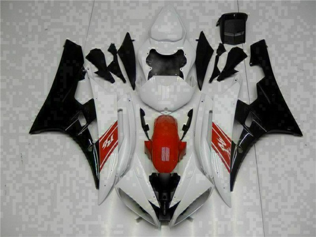 Cheap 2006-2007 White Black Yamaha YZF R6 Motorbike Fairing Canada Cheap 2006-2007 White Black Yamaha YZF R6 Motorbike Fairing Canada