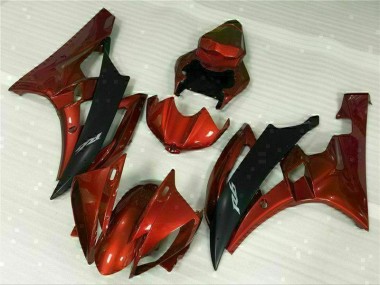 Cheap 2006-2007 Red Yamaha YZF R6 Replacement Motorcycle Fairings Canada