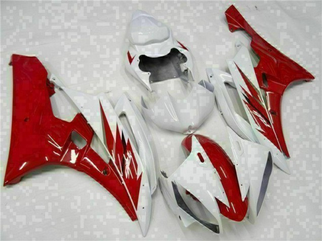 Cheap 2006-2007 Red White Yamaha YZF R6 Motorcycle Bodywork Canada Cheap 2006-2007 Red White Yamaha YZF R6 Motorcycle Bodywork Canada