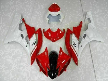 Cheap 2006-2007 Red White Yamaha YZF R6 Motorcyle Fairings Canada