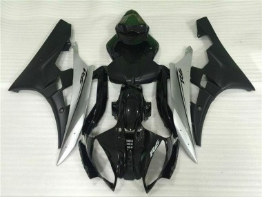 Cheap 2006-2007 Silver Black Yamaha YZF R6 Motorbike Fairing Canada