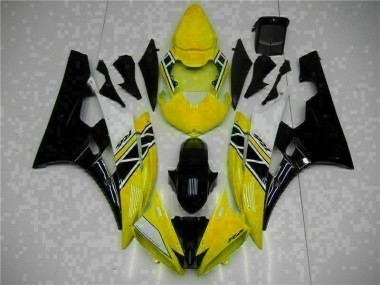 Cheap 2006-2007 Yellow Black Yamaha YZF R6 Motorcycle Fairing Kit Canada