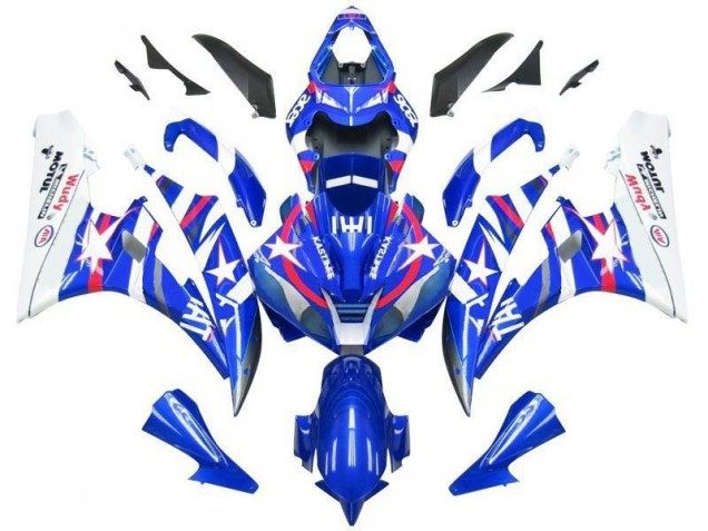 Cheap 2006-2007 Blue Star Fiat Yamaha YZF R6 Replacement Motorcycle Fairings Canada Cheap 2006-2007 Blue Star Fiat Yamaha YZF R6 Replacement Motorcycle Fairings Canada