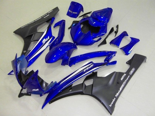 Cheap 2006-2007 Blue Black Yamaha YZF R6 Motorcyle Fairings Canada Cheap 2006-2007 Blue Black Yamaha YZF R6 Motorcyle Fairings Canada