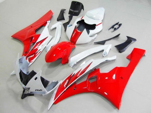Cheap 2006-2007 Red White Yamaha YZF R6 Motorcycle Fairings Kit Canada Cheap 2006-2007 Red White Yamaha YZF R6 Motorcycle Fairings Kit Canada