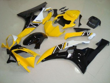 Cheap 2006-2007 Yellow Yamaha YZF R6 Motorbike Fairings Canada