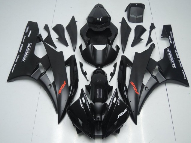 Cheap 2006-2007 Matte Black and Glossy Black Yamaha YZF R6 Motorbike Fairing Kits Canada Cheap 2006-2007 Matte Black and Glossy Black Yamaha YZF R6 Motorbike Fairing Kits Canada