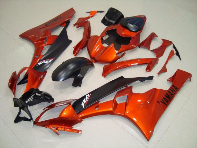 Cheap 2006-2007 Orange Matte Black Yamaha YZF R6 Motorcycle Replacement Fairings Canada Cheap 2006-2007 Orange Matte Black Yamaha YZF R6 Motorcycle Replacement Fairings Canada