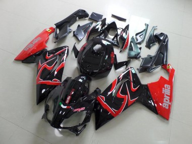 Cheap 2006-2011 Black and Red Aprilia RS125 Motor Fairings Canada