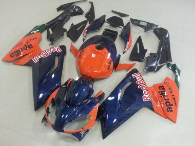 Cheap 2006-2011 Orange and Dark Blue Aprilia RS125 Bike Fairing Canada