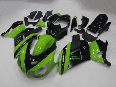 Cheap 2006-2011 Green Monster Kawasaki ZX14R ZZR1400 Motorbike Fairing Canada