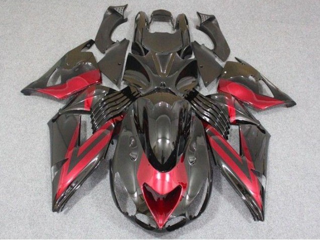 Cheap 2006-2011 Black Red Kawasaki ZX14R ZZR1400 Bike Fairings Canada Cheap 2006-2011 Black Red Kawasaki ZX14R ZZR1400 Bike Fairings Canada