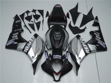 Cheap 2007-2008 Silver Repsol Black Honda CBR600RR Bike Fairings Canada