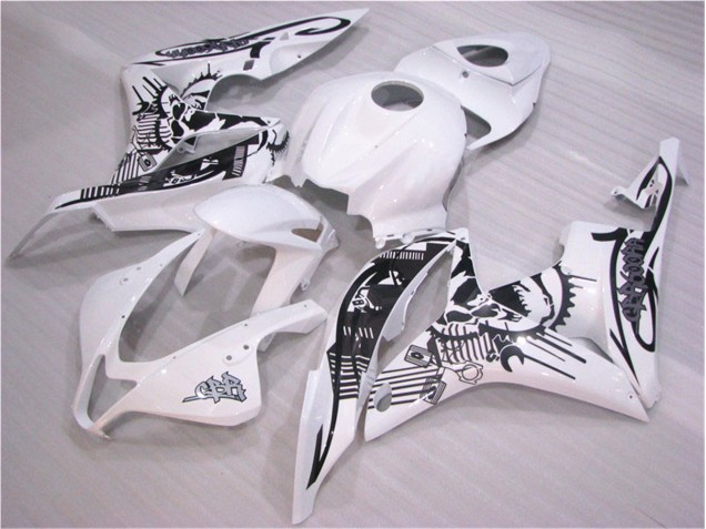 Cheap 2007-2008 Black White Honda CBR600RR Replacement Motorcycle Fairings Canada Cheap 2007-2008 Black White Honda CBR600RR Replacement Motorcycle Fairings Canada
