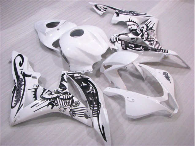 Cheap 2007-2008 Black White Honda CBR600RR Replacement Motorcycle Fairings Canada Cheap 2007-2008 Black White Honda CBR600RR Replacement Motorcycle Fairings Canada