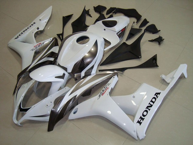 Cheap 2007-2008 White Silver Honda CBR600RR Motorcycle Fairing Kits Canada Cheap 2007-2008 White Silver Honda CBR600RR Motorcycle Fairing Kits Canada