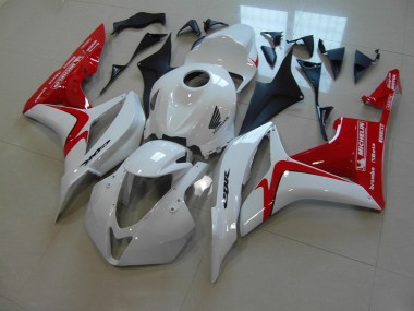 Cheap 2007-2008 White Red Race Version Honda CBR600RR Motorbike Fairing Canada