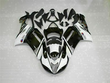 Cheap 2007-2008 Black White Kawasaki ZX6R Bike Fairings Canada