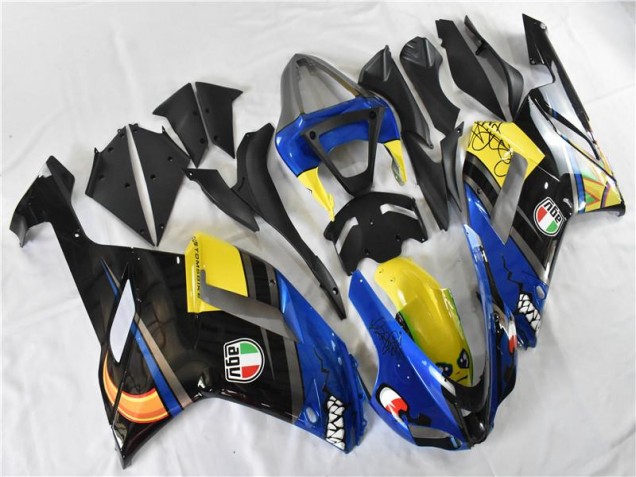 Cheap 2007-2008 Blue Shark Kawasaki ZX6R Replacement Motorcycle Fairings Canada Cheap 2007-2008 Blue Shark Kawasaki ZX6R Replacement Motorcycle Fairings Canada