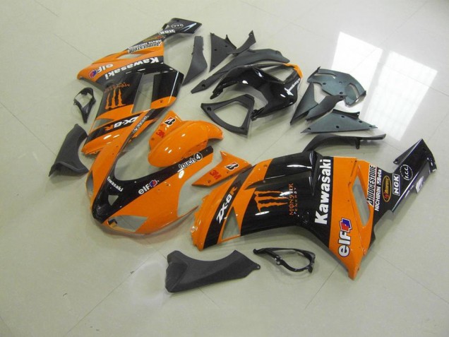 Cheap 2007-2008 Orange Monster Kawasaki ZX6R Motor Fairings Canada Cheap 2007-2008 Orange Monster Kawasaki ZX6R Motor Fairings Canada