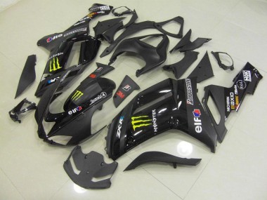 Cheap 2007-2008 Black Monster Kawasaki ZX6R Motorcylce Fairings Canada