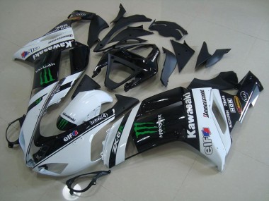 Cheap 2007-2008 White Monster Kawasaki ZX6R Motorcycle Fairings Canada
