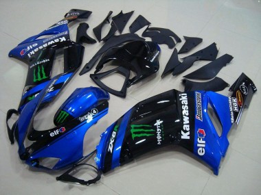 Cheap 2007-2008 Blue Monster Kawasaki ZX6R Motorbike Fairings Canada