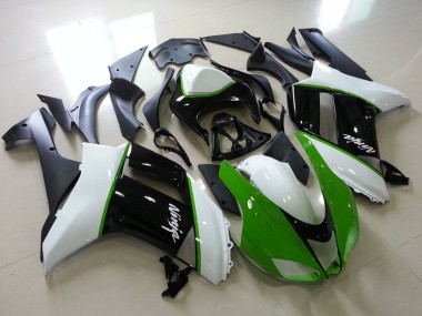 Cheap 2007-2008 Green Black White Kawasaki ZX6R Motorcycle Fairing Kits Canada