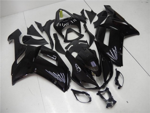 Cheap 2007-2008 Glossy Black Kawasaki ZX6R Motorcycle Bodywork Canada Cheap 2007-2008 Glossy Black Kawasaki ZX6R Motorcycle Bodywork Canada