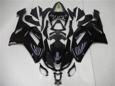 Cheap 2007-2008 Glossy Black Kawasaki ZX6R Motorcycle Bodywork Canada
