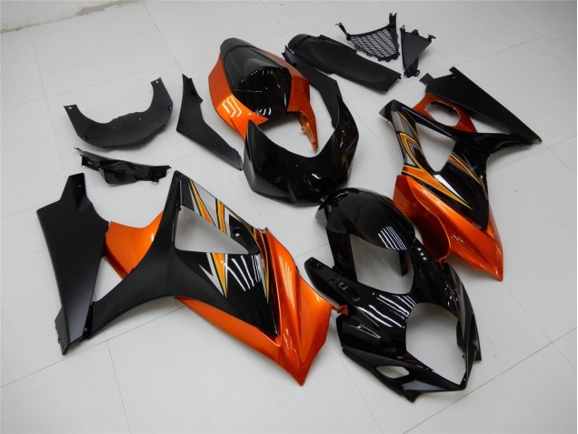 Cheap 2007-2008 Orange Black Suzuki GSXR 1000 K7 Motor Fairings Canada Cheap 2007-2008 Orange Black Suzuki GSXR 1000 K7 Motor Fairings Canada