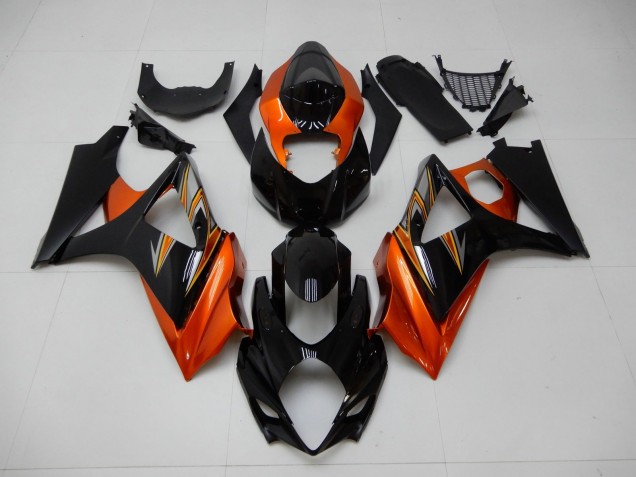 Cheap 2007-2008 Orange Black Suzuki GSXR 1000 K7 Motor Fairings Canada Cheap 2007-2008 Orange Black Suzuki GSXR 1000 K7 Motor Fairings Canada