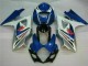 Cheap 2007-2008 Blue White Suzuki GSXR 1000 K7 Bike Fairings Canada Cheap 2007-2008 Blue White Suzuki GSXR 1000 K7 Bike Fairings Canada