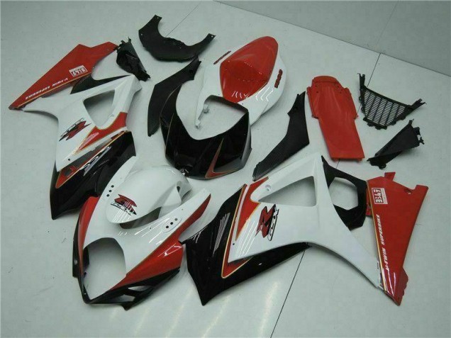Cheap 2007-2008 Red White Suzuki GSXR 1000 K7 Motorcycle Bodywork Canada Cheap 2007-2008 Red White Suzuki GSXR 1000 K7 Motorcycle Bodywork Canada
