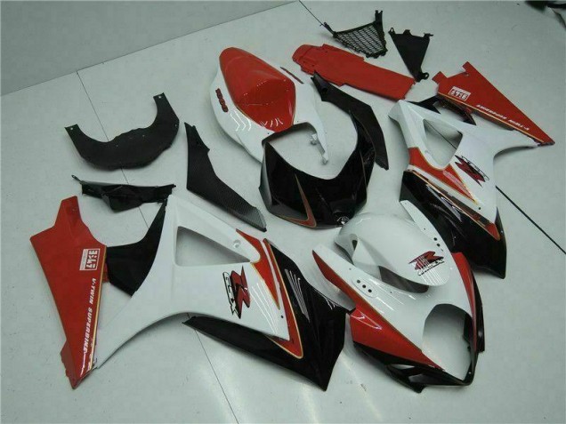 Cheap 2007-2008 Red White Suzuki GSXR 1000 K7 Motorcycle Bodywork Canada Cheap 2007-2008 Red White Suzuki GSXR 1000 K7 Motorcycle Bodywork Canada