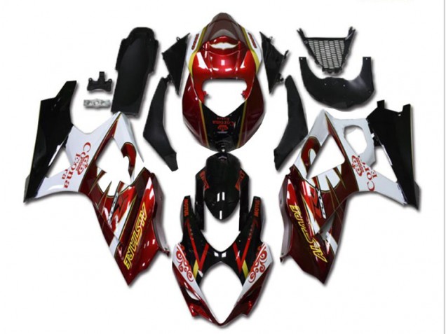 Cheap 2007-2008 Red White Black Suzuki GSXR 1000 K7 Motorcycle Fairing Kit Canada Cheap 2007-2008 Red White Black Suzuki GSXR 1000 K7 Motorcycle Fairing Kit Canada