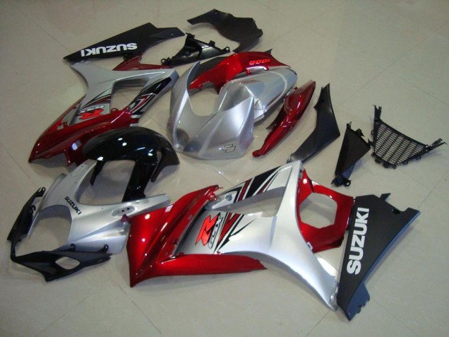 Cheap 2007-2008 Red Black Silver Suzuki GSXR 1000 K7 Motorcycle Replacement Fairings Canada Cheap 2007-2008 Red Black Silver Suzuki GSXR 1000 K7 Motorcycle Replacement Fairings Canada