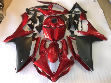 Cheap 2007-2008 Matte Black Red Yamaha YZF R1 Motorbike Fairing Kits Canada