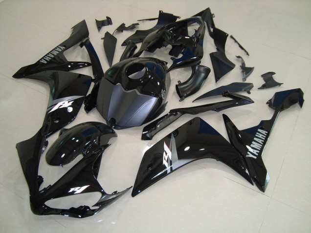Cheap 2007-2008 Glossy Black White Yamaha YZF R1 Bike Fairings Canada Cheap 2007-2008 Glossy Black White Yamaha YZF R1 Bike Fairings Canada