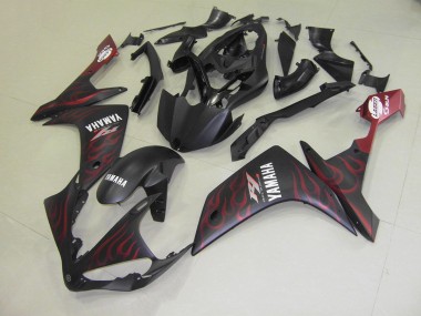 Cheap 2007-2008 Matte Red Flame Yamaha YZF R1 Motor Bike Fairings Canada