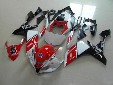 Cheap 2007-2008 Red White Stickers Yamaha YZF R1 Motorbike Fairing Kits Canada