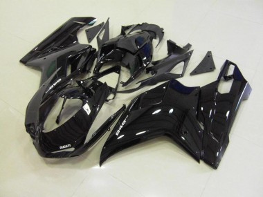 Cheap 2007-2014 Glossy Black Ducati 848 1098 1198 Motorcycle Fairings Canada
