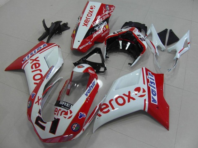 Cheap 2007-2014 White Red Xerox Ducati 848 1098 1198 Bike Fairing Canada Cheap 2007-2014 White Red Xerox Ducati 848 1098 1198 Bike Fairing Canada