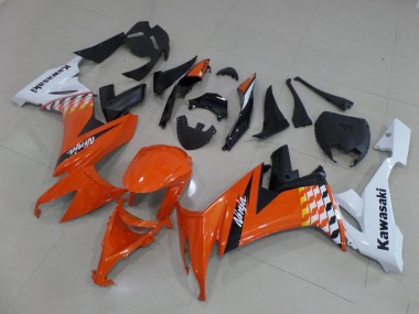 Cheap 2008-2010 Orange and White Kawasaki ZX10R Motorcycle Bodywork Canada
