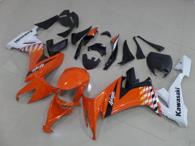 Cheap 2008-2010 Orange and White Kawasaki ZX10R Motorcycle Bodywork Canada Cheap 2008-2010 Orange and White Kawasaki ZX10R Motorcycle Bodywork Canada